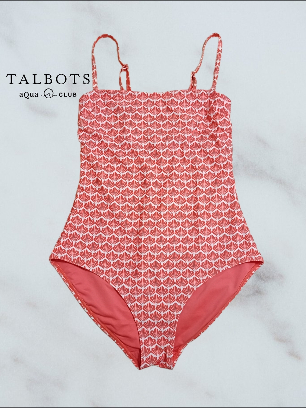 Talbota Aqua Club Bandeau One Piece Swimsuit Fiji-Shell L(10)